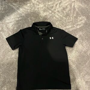 Boys Large Under Armour Heat Gear Polo shirt